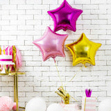 Folienballon Stern Shiny Rosa -hey-Party.de- Folienballons -#Variante_