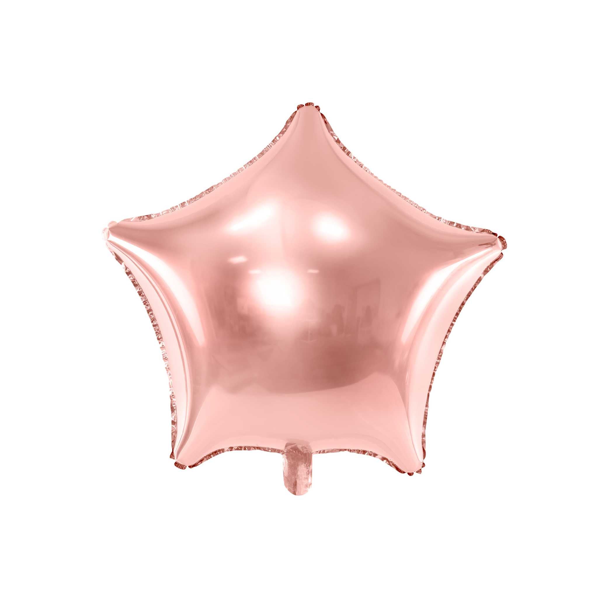 Folienballon Stern Shiny Roségold -hey-Party.de- Folienballons -#Variante_