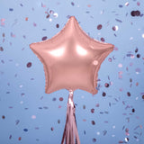 Folienballon Stern Shiny Roségold -hey-Party.de- Folienballons -#Variante_