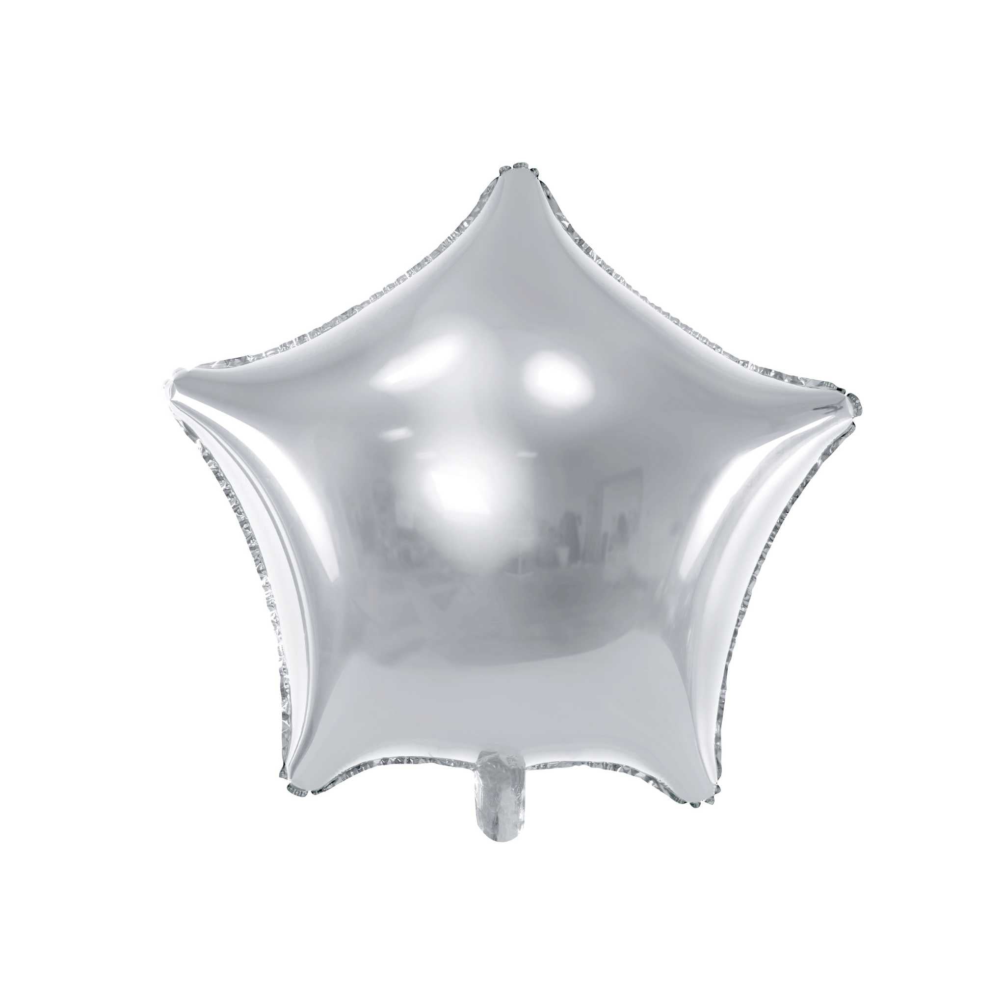 Folienballon Stern Shiny Silber -hey-Party.de- Folienballons -#Variante_