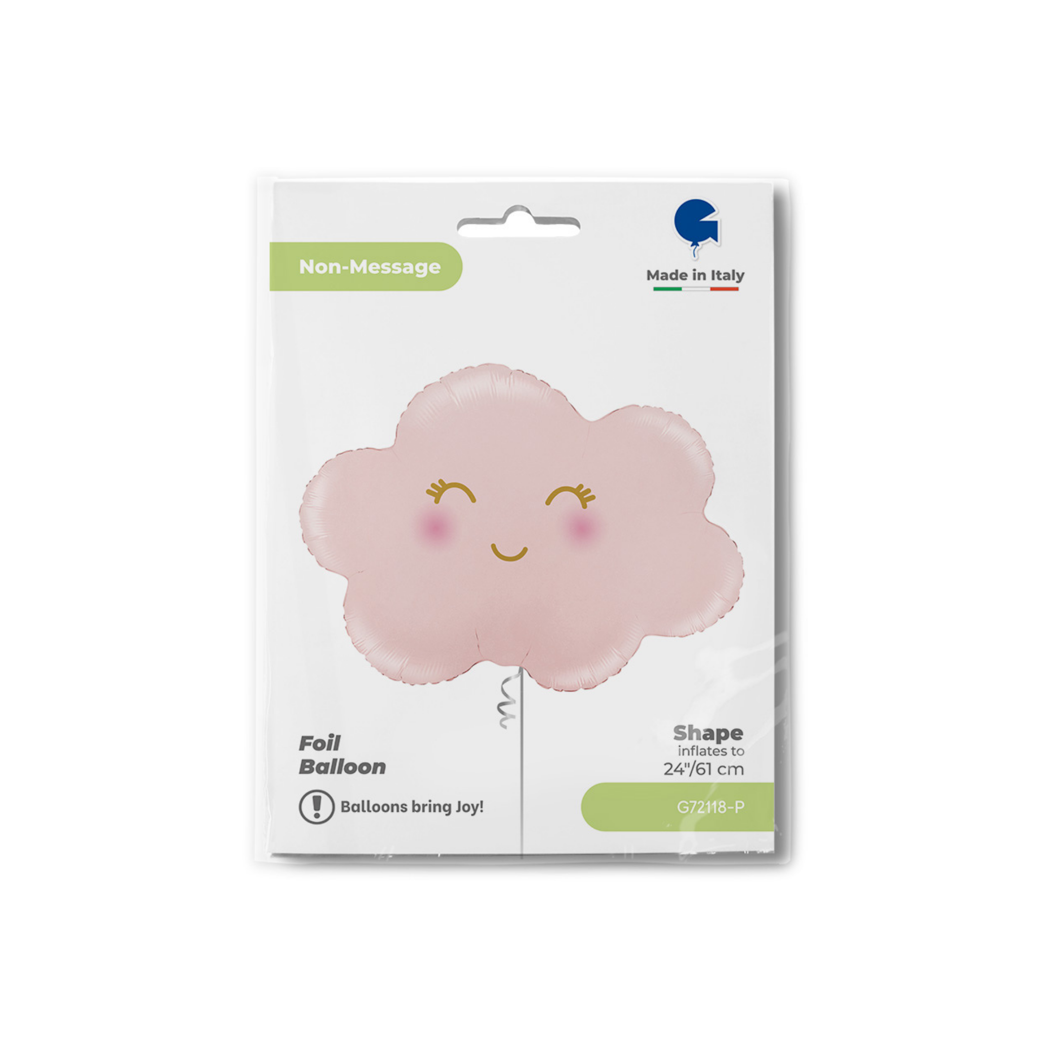 Folienballon Wolke Rosa -hey-Party.de- Folienballons -#Variante_