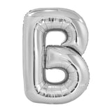 Folienballon XXL Buchstaben Silber -hey-Party.de- Folienballons -#Variante_ B