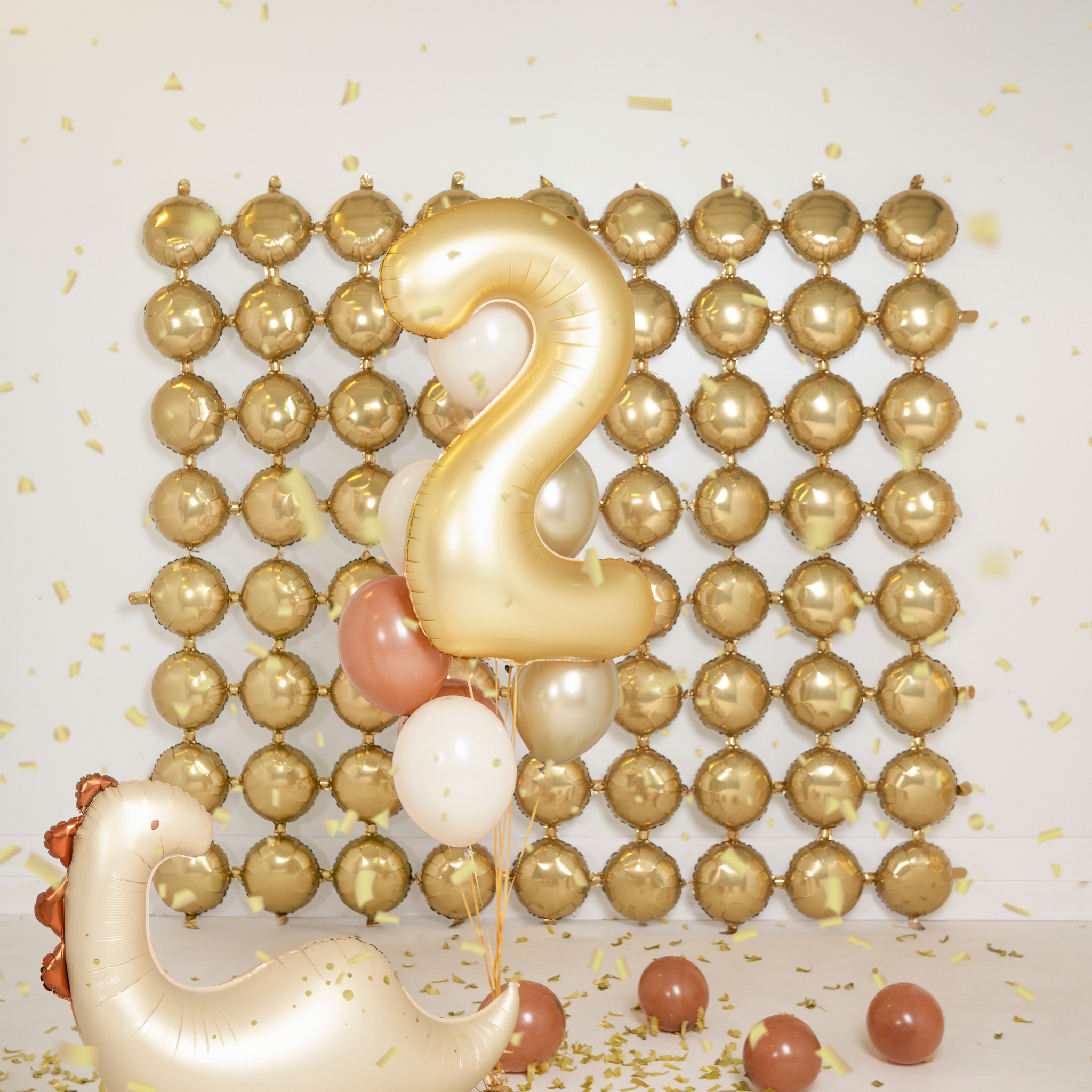 Folienballon XXL Zahl Gold Seidenmatt -hey-Party.de- Folienballons -#Variante_Zahl 2
