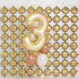 Folienballon XXL Zahl Gold Seidenmatt -hey-Party.de- Folienballons -#Variante_Zahl 3