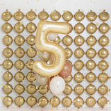 Folienballon XXL Zahl Gold Seidenmatt -hey-Party.de- Folienballons -#Variante_Zahl 5