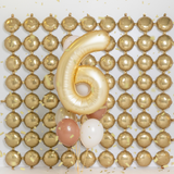 Folienballon XXL Zahl Gold Seidenmatt -hey-Party.de- Folienballons -#Variante_Zahl 6