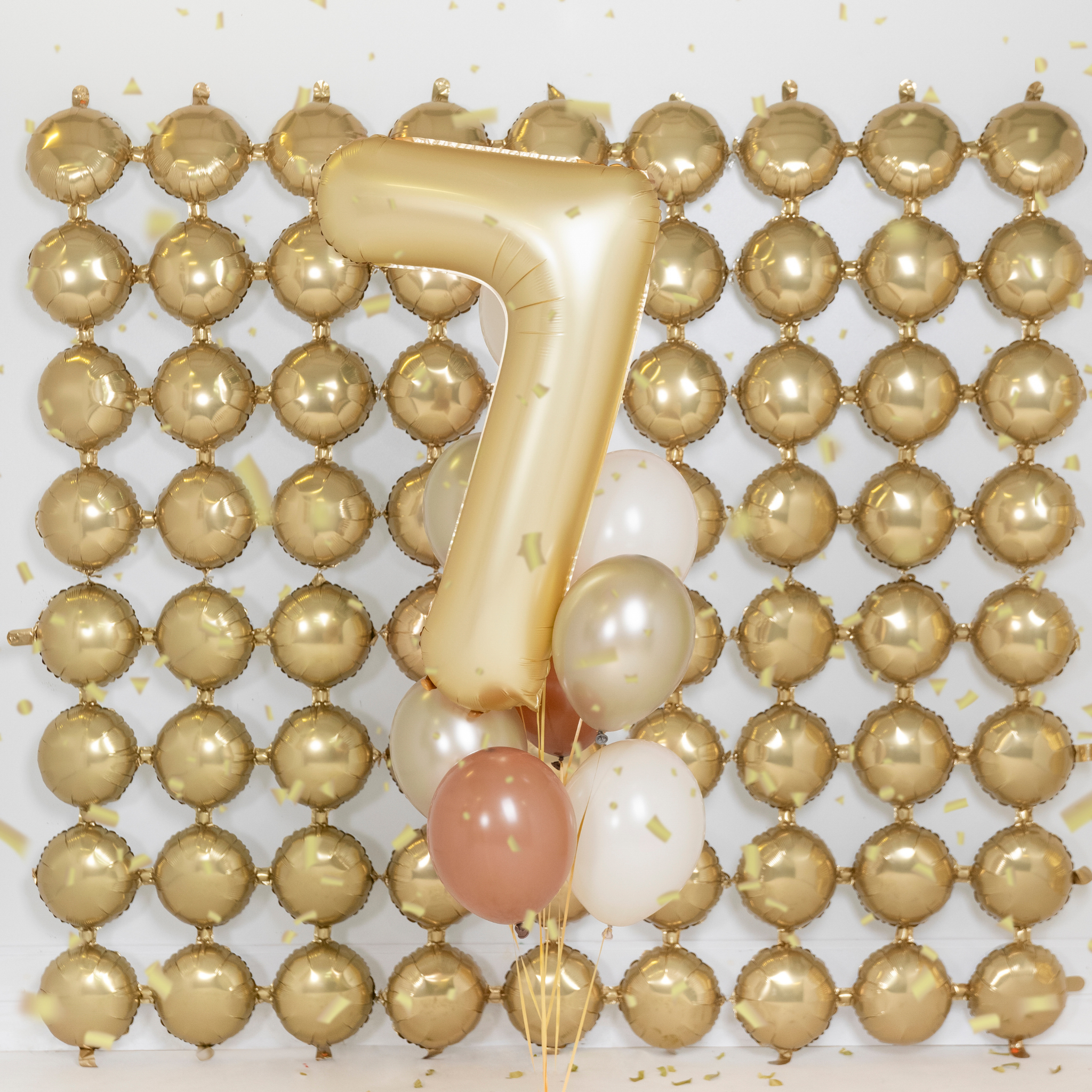 Folienballon XXL Zahl Gold Seidenmatt -hey-Party.de- Folienballons -#Variante_Zahl 7