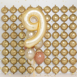 Folienballon XXL Zahl Gold Seidenmatt -hey-Party.de- Folienballons -#Variante_Zahl 9