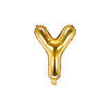 Folienballon kleine Buchstaben Gold -hey-Party.de- Folienballons -#Variante_ Y