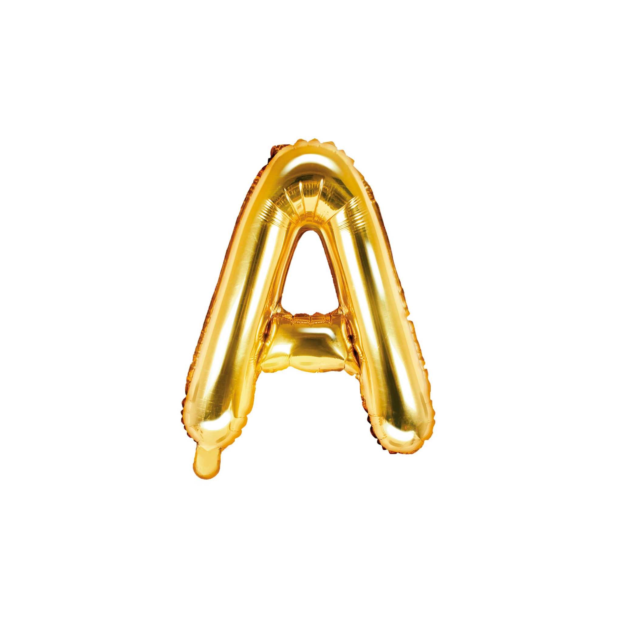 Folienballon kleine Buchstaben Gold -hey-Party.de- Folienballons -#Variante_ A