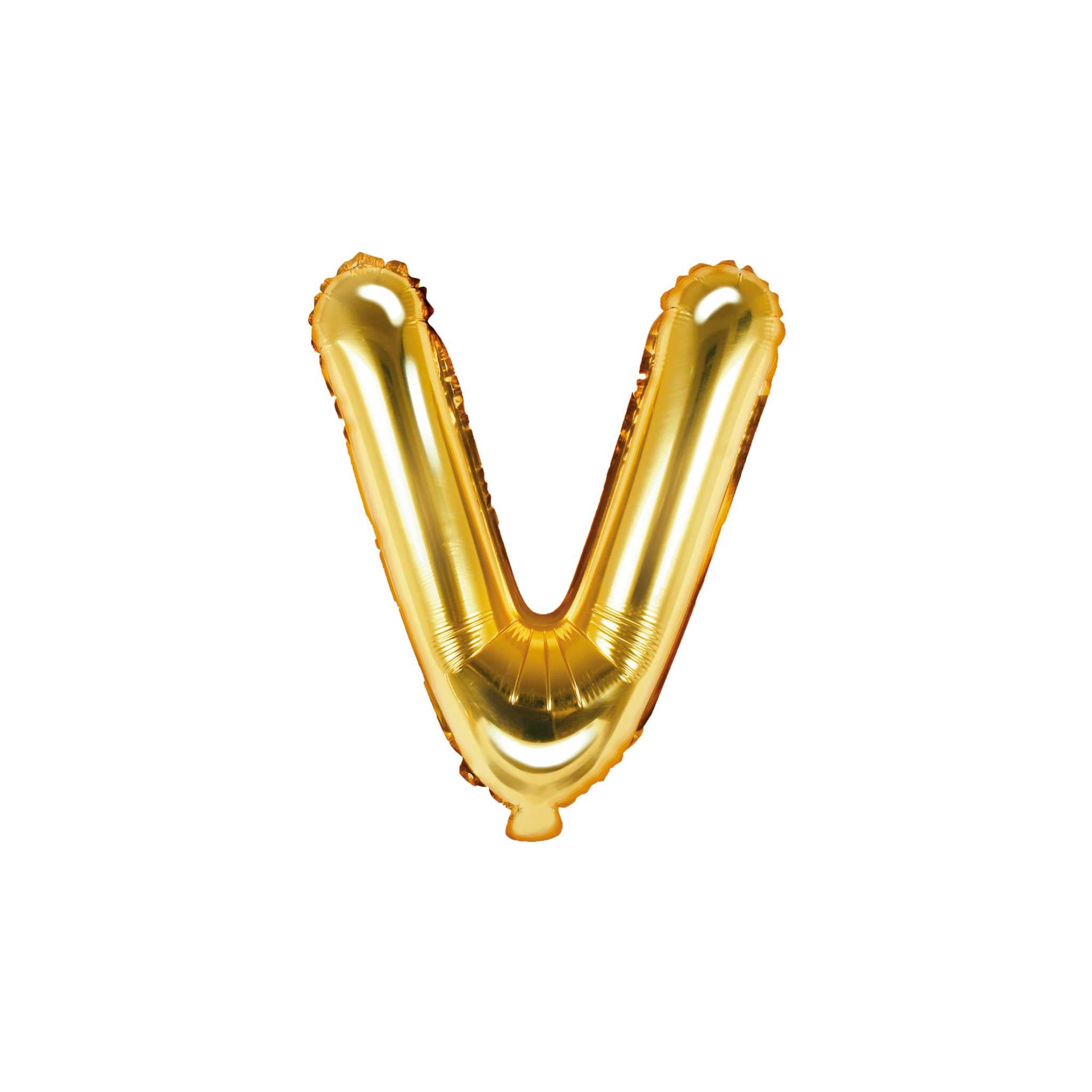 Folienballon kleine Buchstaben Gold -hey-Party.de- Folienballons -#Variante_ V