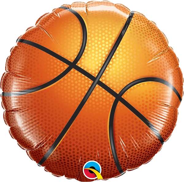 Folienballon rund „Basketball“ Folienballons Hey Party