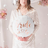 Folienballon rund "Bride to be" -hey-Party.de- Folienballons -#Variante_