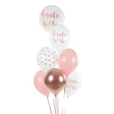 Folienballon rund "Bride to be" -hey-Party.de- Folienballons -#Variante_