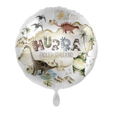 Folienballon „Endlich Schulkind“ Dinos -hey-Party.de- Folienballons -#Variante_