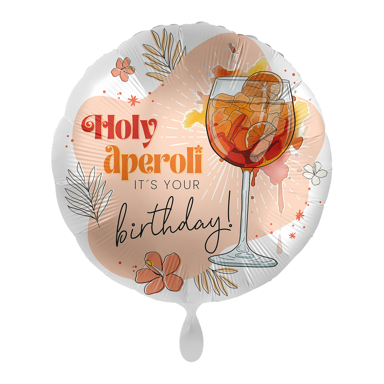 Folienballon rund "Holy Aperoli" -hey-Party.de- Folienballons -#Variante_