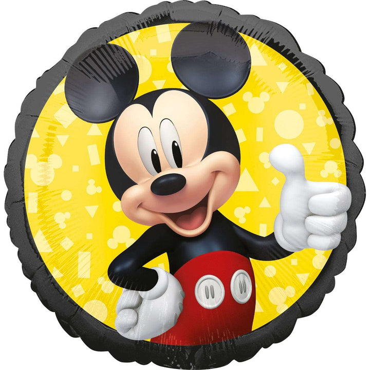 Folienballon rund „Mickey Maus“, 43 cm Folienballons Hey Party