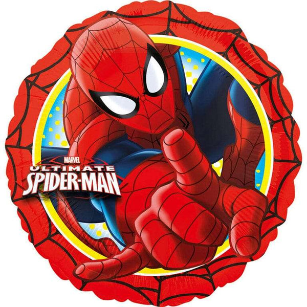 Folienballon rund, „Ultimate Spider-Man“, 43 cm Folienballons Hey Party