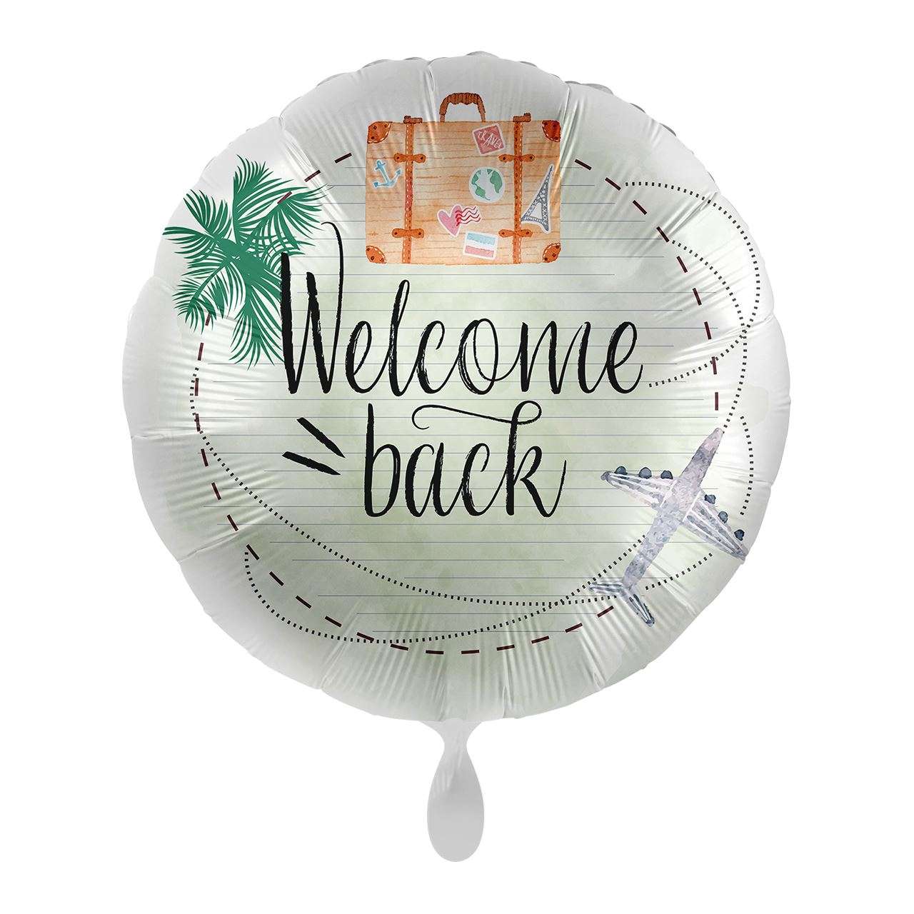 Folienballon „Welcome back“ -hey-Party.de- Folienballons -#Variante_