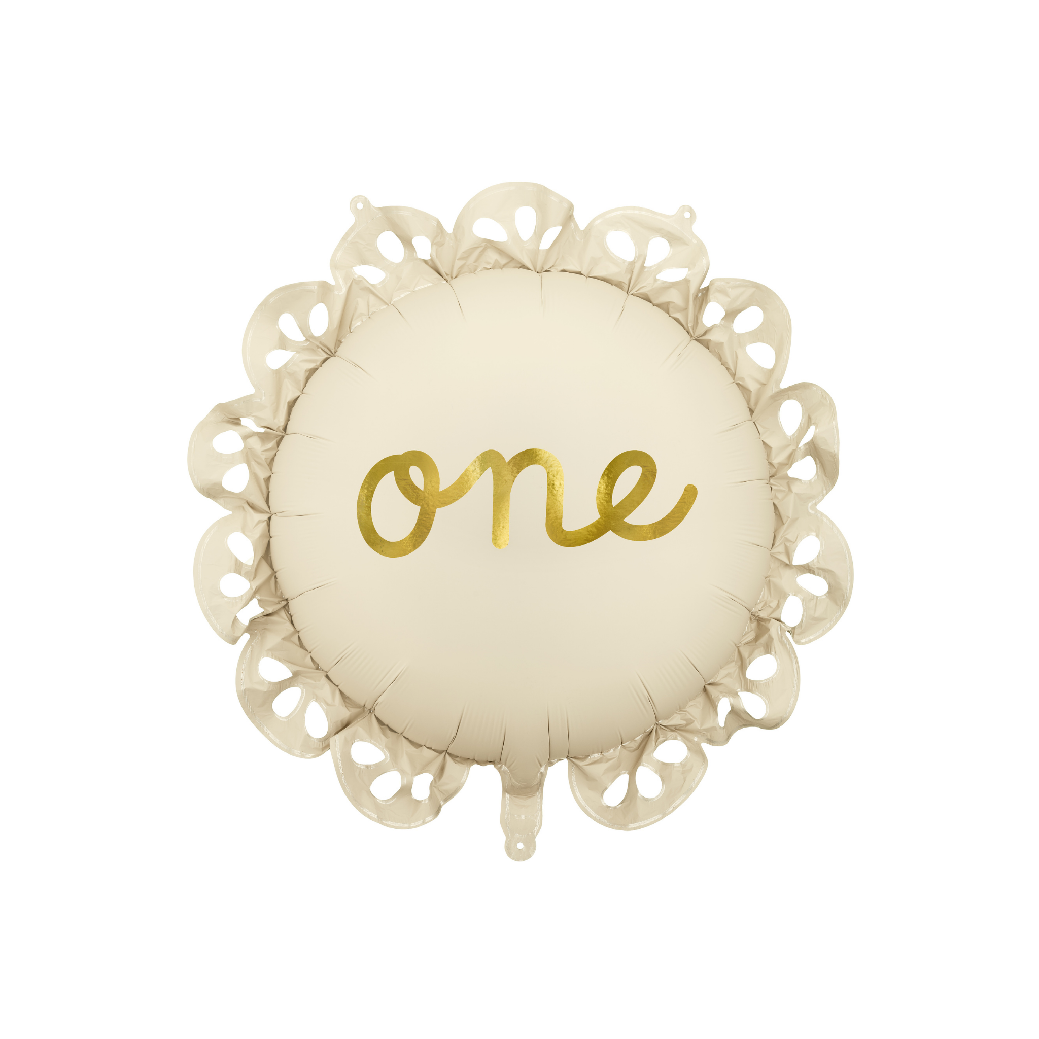 Folienballon rund "one" Spitze -hey-Party.de- Folienballons -#Variante_
