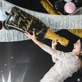 Folienballon Flasche „Happy New Year“ -hey-Party.de- Folienballons -#Variante_