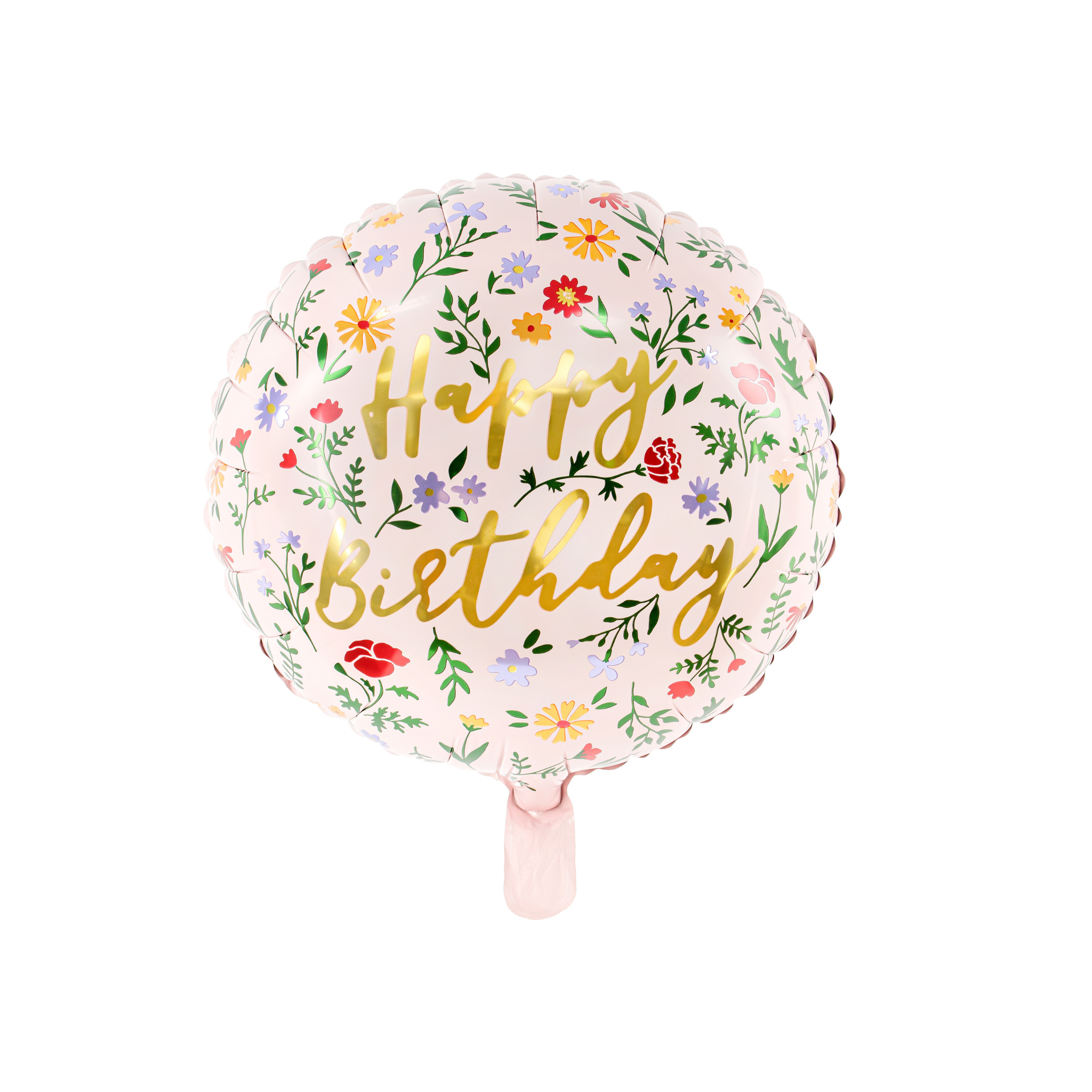 Folienballon Blumen "Happy Birthday" -hey-Party.de- Folienballons -#Variante_