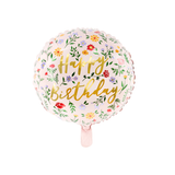 Folienballon Blumen "Happy Birthday" -hey-Party.de- Folienballons -#Variante_