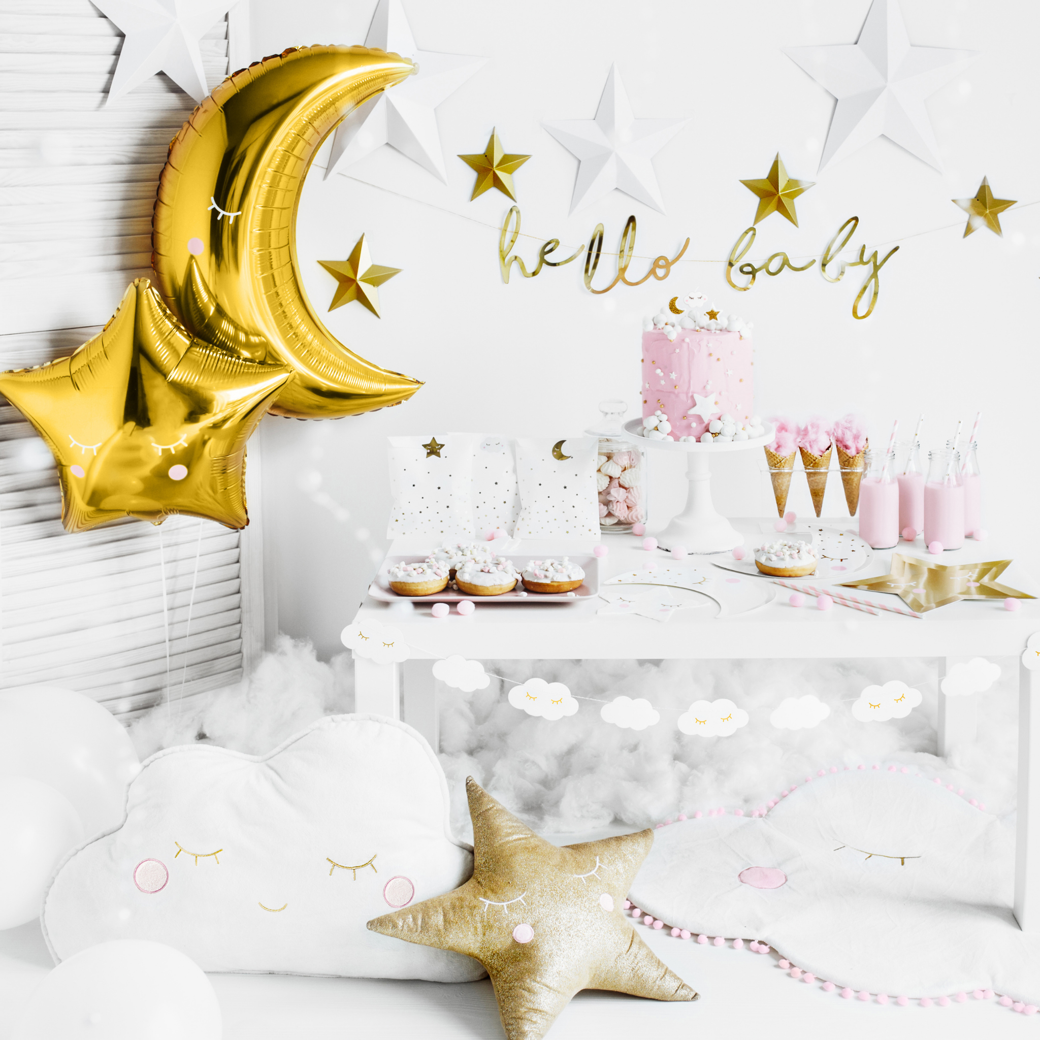 Folienballon Mond -hey-Party.de- Folienballons -#Variante_