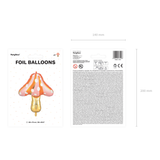 Folienballon Pilz -hey-Party.de- Folienballons -#Variante_