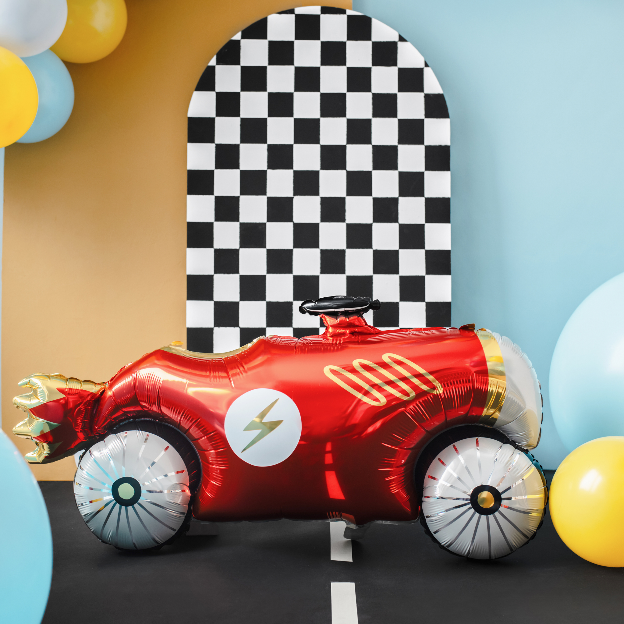 Folienballon Rennauto -hey-Party.de- Folienballons -#Variante_