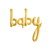 Folienballon Schriftzug "baby" -hey-Party.de- Folienballons -#Variante_