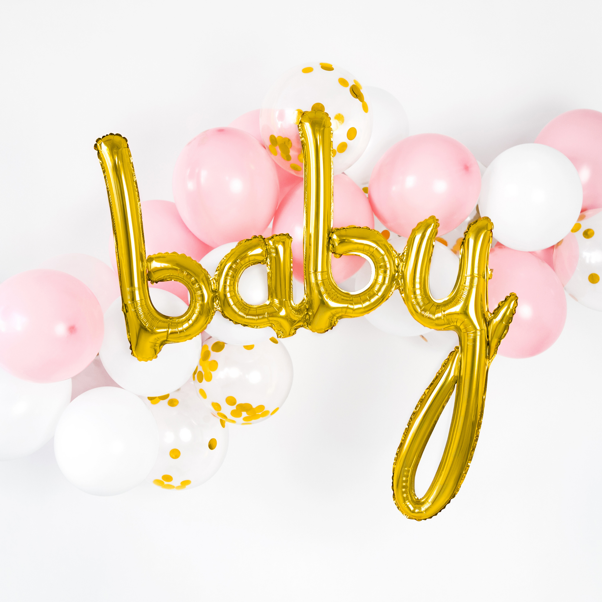 Folienballon Schriftzug "baby" -hey-Party.de- Folienballons -#Variante_