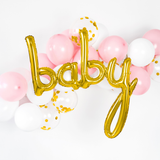 Folienballon Schriftzug "baby" -hey-Party.de- Folienballons -#Variante_
