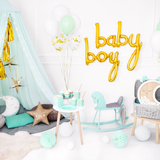 Folienballon Schriftzug "baby" -hey-Party.de- Folienballons -#Variante_