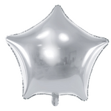 Folienballon Stern XXL Silber -hey-Party.de- Folienballons -#Variante_