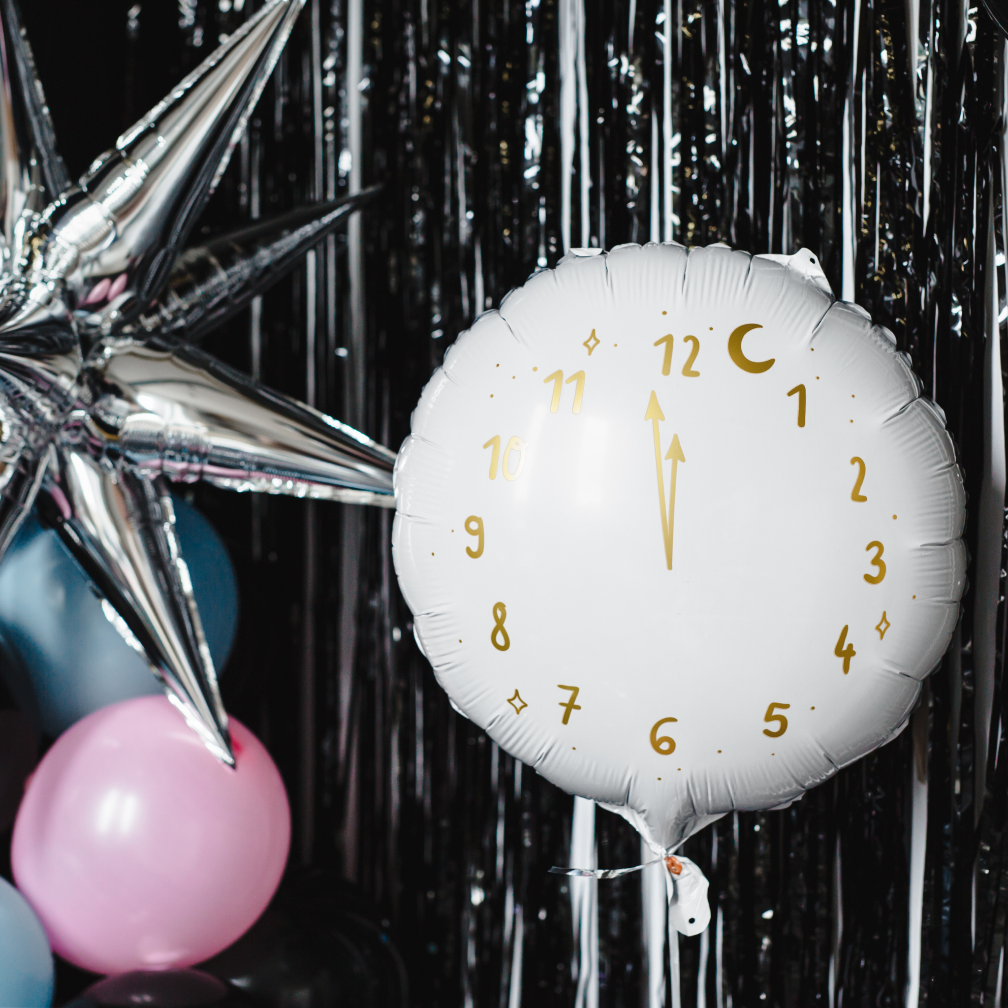 Folienballon Uhr -hey-Party.de- Folienballons -#Variante_