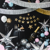 Folienballon 3D Stern Silber -hey-Party.de- Folienballons -#Variante_