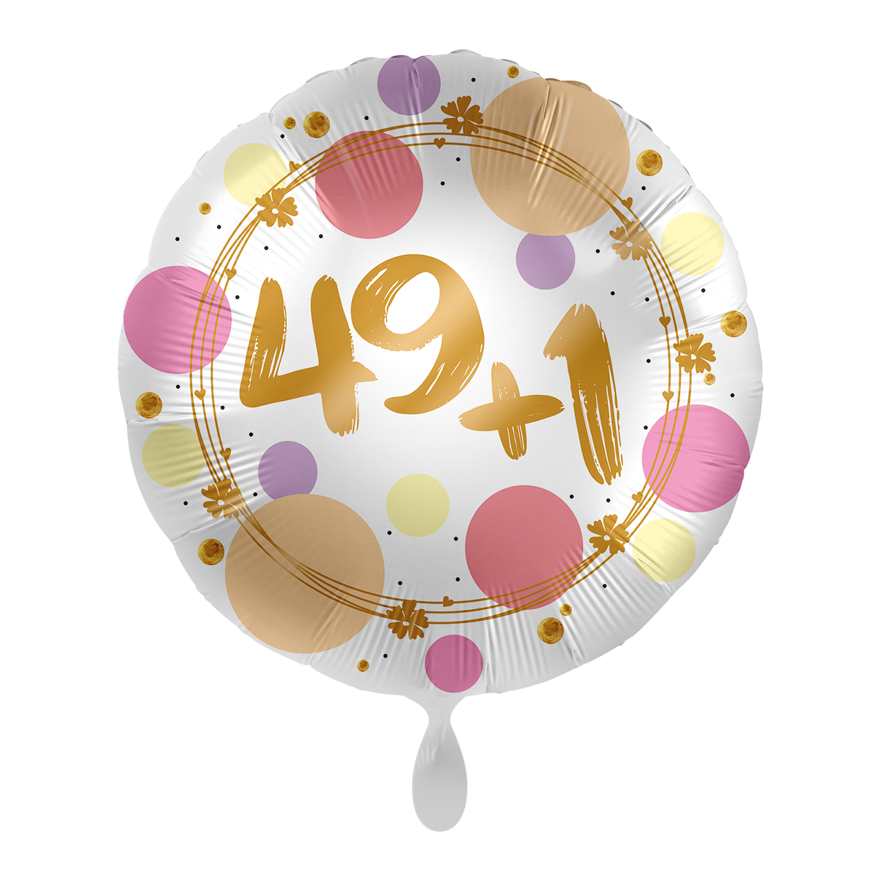 Folienballon "49+1" -hey-Party.de- Folienballons -#Variante_