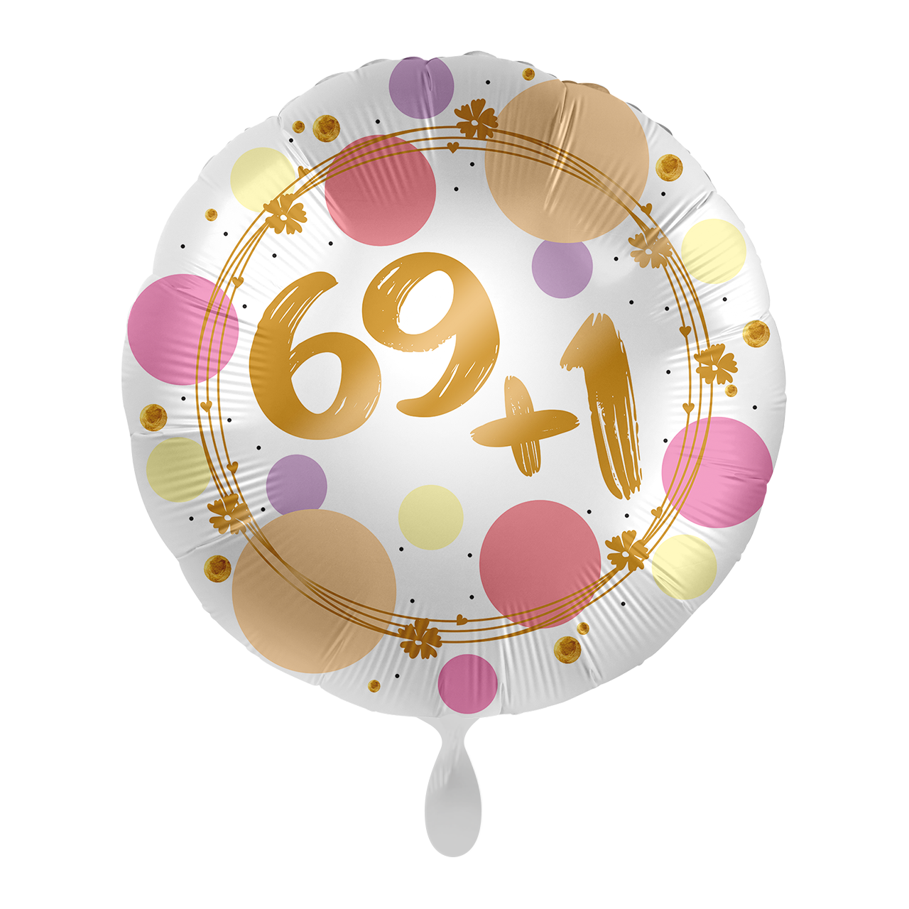 Folienballon "69+1" -hey-Party.de- Folienballons -#Variante_