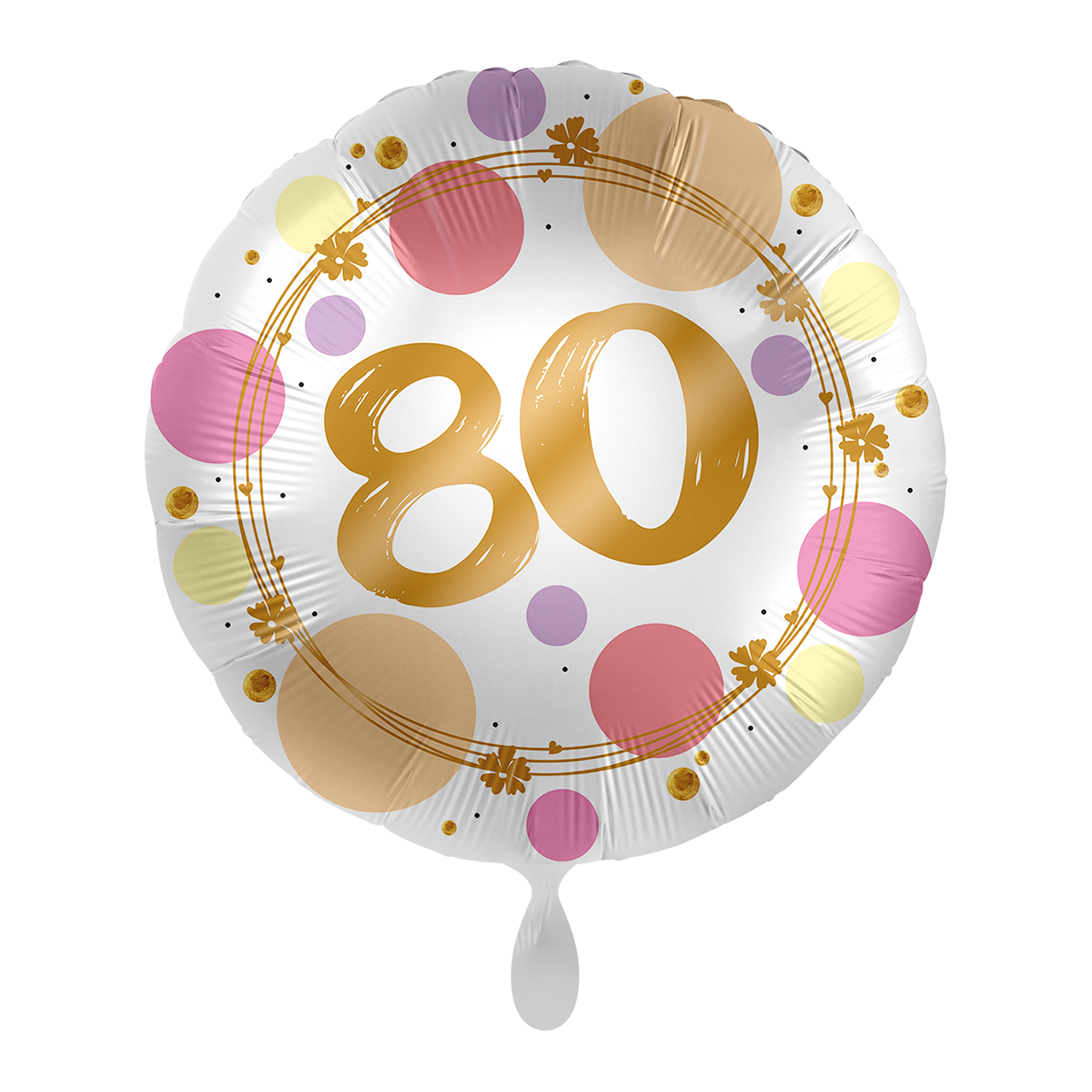 Folienballon "80" Punkte -hey-Party.de- Folienballons -#Variante_
