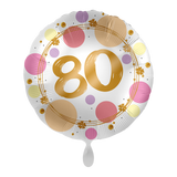 Folienballon "80" Punkte -hey-Party.de- Folienballons -#Variante_