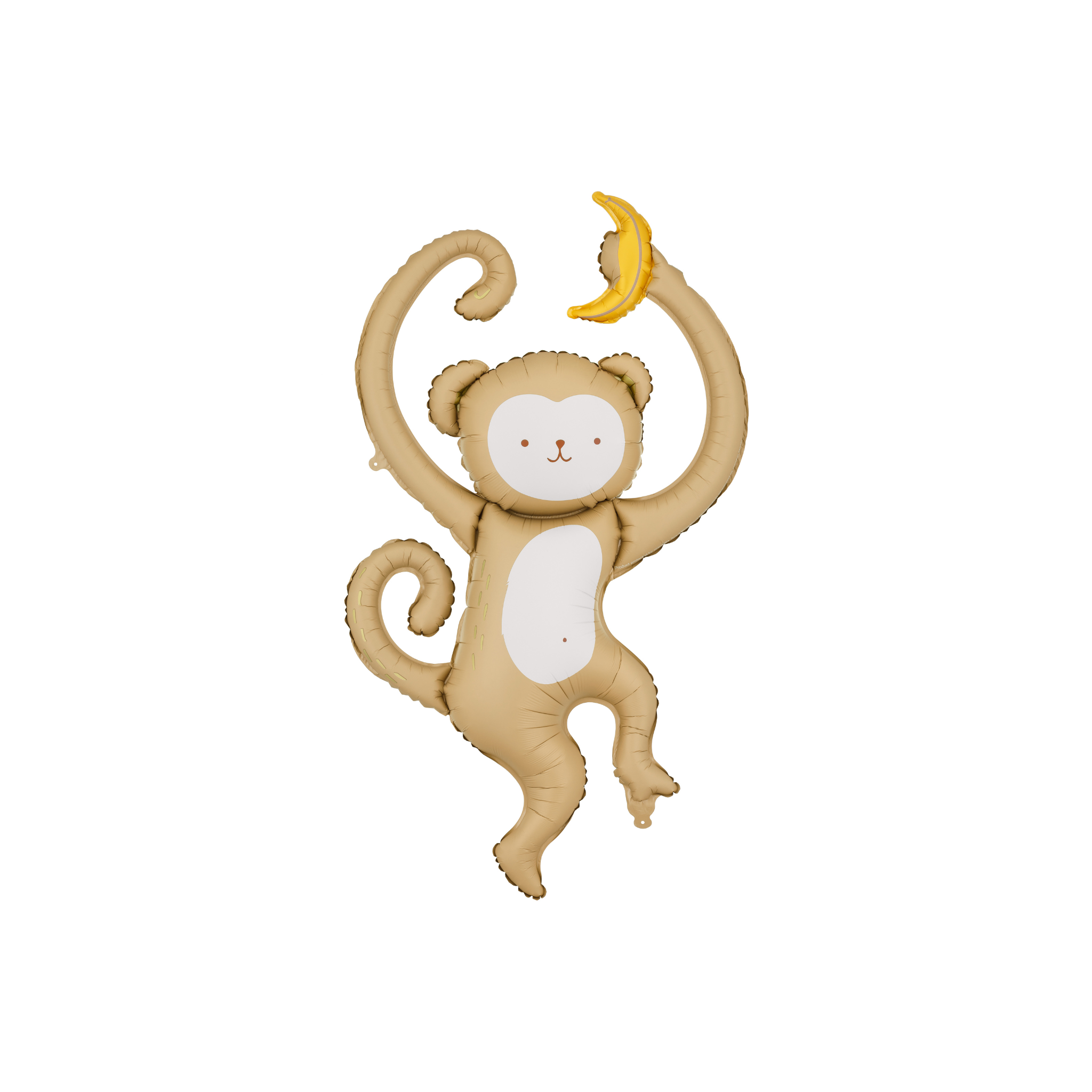 Folienballon Äffchen mit Banane -hey-Party.de- Folienballons -#Variante_
