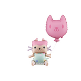 Folienballon Baby-Box mit Ballon Gabby´s Dollhouse -hey-Party.de- Folienballons -#Variante_