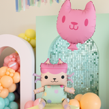 Folienballon Baby-Box mit Ballon Gabby´s Dollhouse -hey-Party.de- Folienballons -#Variante_