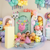 Folienballon Baby-Box mit Ballon Gabby´s Dollhouse -hey-Party.de- Folienballons -#Variante_
