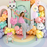 Folienballon Baby-Box mit Ballon Gabby´s Dollhouse -hey-Party.de- Folienballons -#Variante_