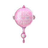 Folienballon Babyrassel Rosa -hey-Party.de- Folienballons -#Variante_