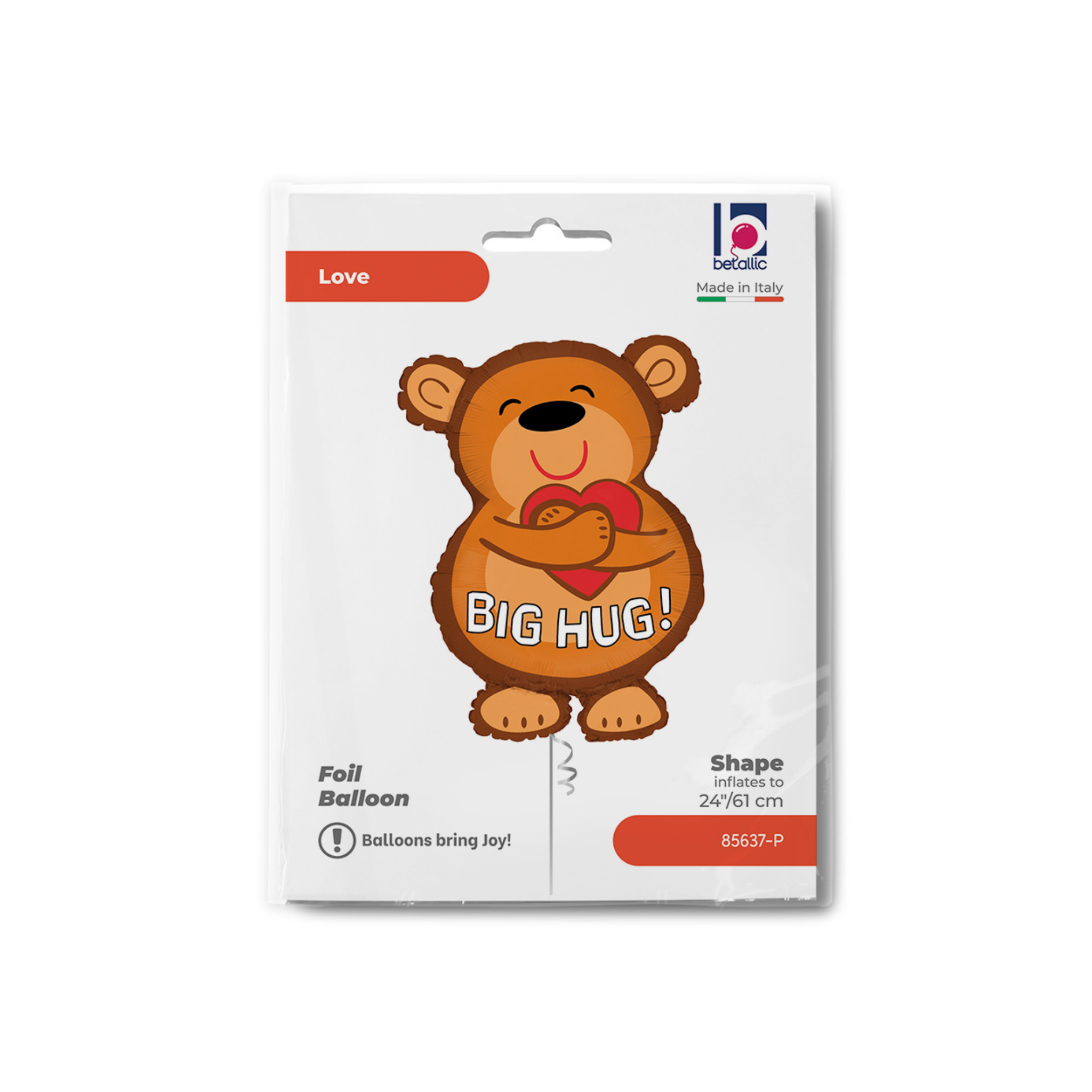 Folienballon Bär "Big Hug" -hey-Party.de- Folienballons -#Variante_