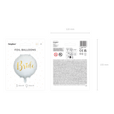 Folienballon "Bride" Gold -hey-Party.de- Folienballons -#Variante_