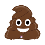 Folienballon Emoji Poo Häufchen -hey-Party.de- Folienballons -#Variante_